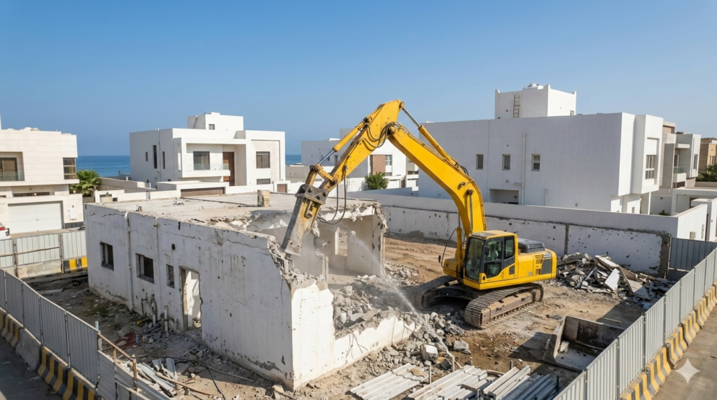 مقاول بناء وهدم جدة